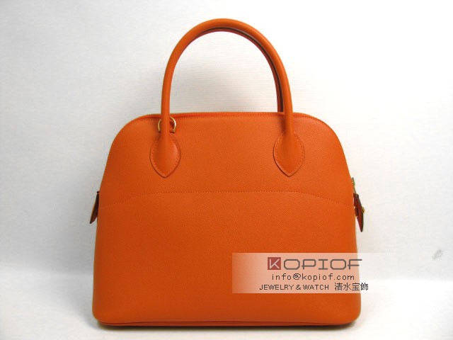 エルメス ボリード スーパーコピー31 ヴォーエプソン オレンジ her202